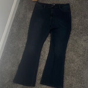 Fashion Nova Dark Flare Jeans